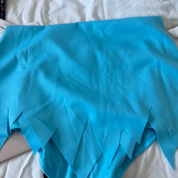 Easy Spirit Light Blue One Shoulder Dress costume - Picture 5 of 7